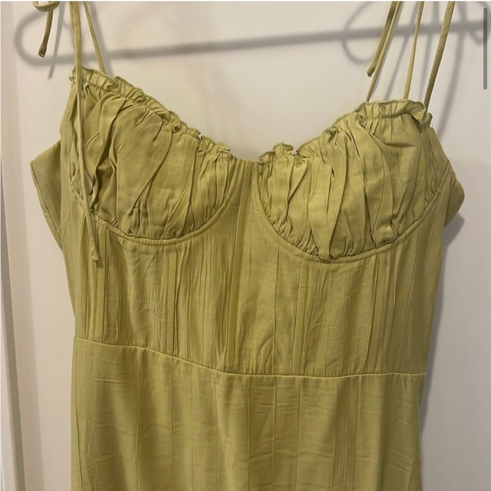 Trendy Olive URBAN OUTFITTERS Midi Sundress ☀️ - Picture 2 of 5